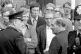 STATE v WORKERS: Docker Vic Turner (centre), one of the Pent