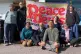 From left to right: Leslie Barson (Peace News Ltd director a