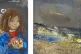 (L to R) Girl with a Poke of Chips, 1960 – 63; Seascape, c