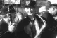 Sammy Rimington, center, at jazz funeral for Danny Barker, N