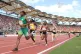 Semenya (in the lead) during heat 3 of the women's 800 metre