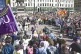 NO PASARAN: (Above and below) Anti-racism protest organised 