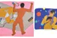 Soufiane Ababri Bedwork, 2023 (L to R) Men in the sun; La Re