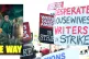 Writers picket the Universal City Studios in Los Angeles, 20