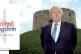 DELUSIONS OF GRANDEUR: Boris Johnson pictured in front of Cl