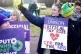STANDING TOGETHER: Ambulance workers on the picket line outs