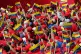 Sea of flags: Supporters of Venezuelan President Nicolas Mad