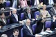 OMINOUS SIGNS: Friedrich Merz, middle of front row, last Tue