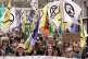 KEEPING UP THE PRESSURE: Extinction Rebellion demonstrators 