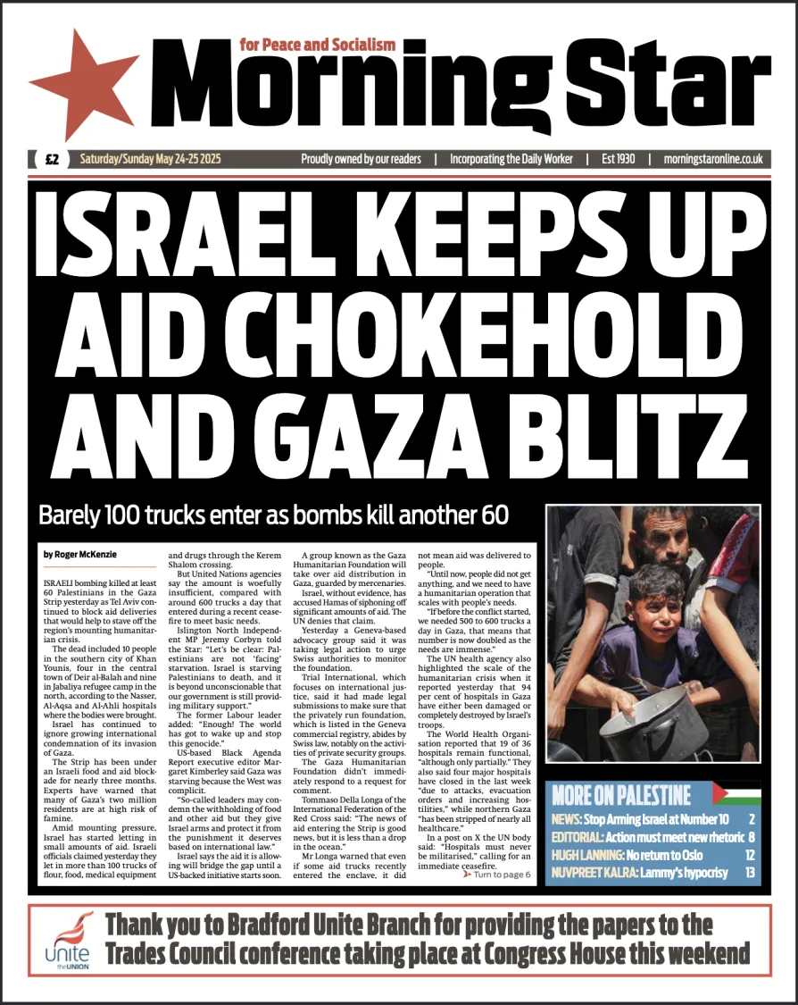 Morning Star 24 May 2025